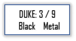 DUKE  3/9  Black
