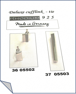 Cufflink: 36 05502  Tie: 37 05503