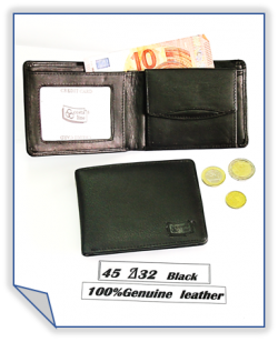 45 D32   Πορτοφόλι  Black