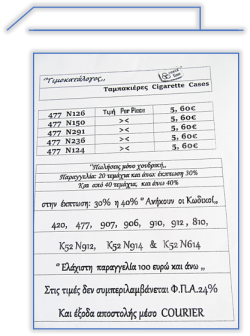 4 7 7  DESINGN  Zigaretten  Etuis