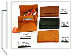 Tobacco  Pouches: 765  414  Havana  Brown  765 419  Black  765 404  Tan - Fox
