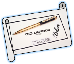 TED LAPIDUS  PENS  '' Line DELUXE,,
