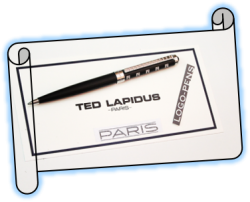 TED LAPIDUS  PENS  '' Line  LOGO PEN,,