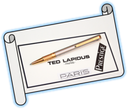 TED  LAPIDUS  PENS  '' Line  Prestige,,
