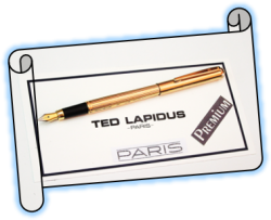 TED LAPIDUS  PENS  '' Line Premium,,