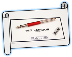 TED LAPIDUS  PENS ''Line Tretty,,