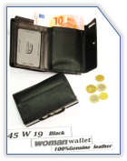 45 W19  Wallet Woman Black