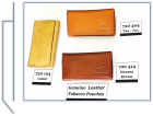 720  104  CAMEL  720  404  TAN-FOX  720  414  HAVANA  BROWN  Tobacco pouches