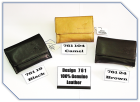 761  19  Black   761  104  Camel  761  24 Brown  GENUINE LEATHER TOBACCO POUCHES