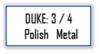 DUKE:  3 / 4  Polishi
