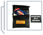 762  19  Black  GENUINE  LEATHER TOBACCO  POUCHES
