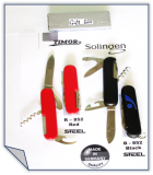 R - 852 Red  B - 852 Black & Blue  Solingen Products